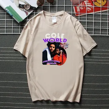 Yeni Yaz Streetwear Camisetas Vintage J Cole Dreamville Hip Hop Rap Üst T Shirt komik tişört En Kaliteli Pamuk Tişörtleri Erkekler