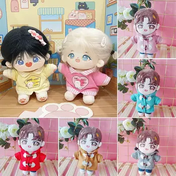 Kaliteli Pamuk Dolması Bebekler Idol Bebek Kıyafet Oyuncak Aksesuarları Hoodies Tulum Şort 20cm oyuncak bebek giysileri Mini Elbise