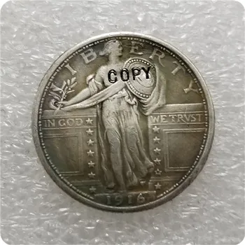 ABD 1916-P Daimi Liberty Çeyrek SİKKE KOPYA hatıra paraları-çoğaltma paralar madalya paraları koleksiyon