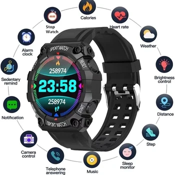 Y56 akıllı saat Erkekler Kadınlar Kalp Hızı Kan Basıncı İzleme Bluetooth Smartwatch Spor İzci İzle Spor Android IOS İçin
