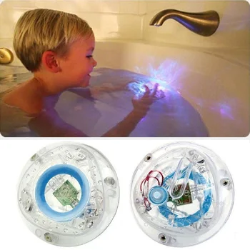 Bebek Banyo Banyo led ışık Oyuncaklar Oyuncaklar Su Bebek Banyo Oyuncakları Lamba Banyo Komik Banyo Oyuncakları Çocuklar Hediye Olarak Su Geçirmez Küvet