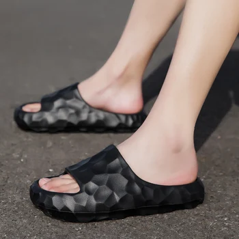 Yaz Yeni Terlik Rahat Kalın Taban Basit Moda Çift ev terliği Sandalet plaj ayakkabısı kadın ayakkabısı 2023 35-45