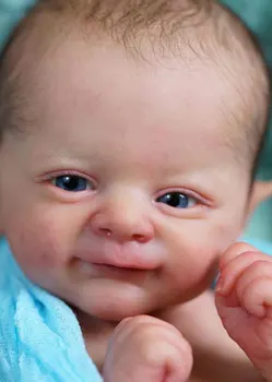 NPK 17 inç Yeniden Doğmuş Bebek Kiti Woodland Peri Elf Flynn vücut ve gözler Boyasız Bebek Parçaları