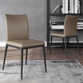 Iskandinav minimalist ev modern minimalist yemek sandalyeleri, rahat arkalığı sandalyeler, masa ve sandalyeler
