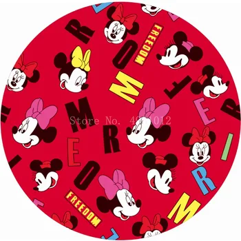 2023 Disney Mickey Minnie Mouse Banyo Plaj Havlusu Spor Mikrofiber Yüzme banyo havlusu Çocuklar için Püskül ile Yuvarlak 150CM