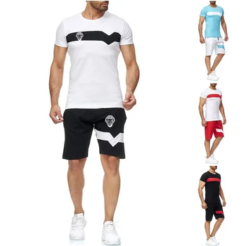 Leon Athletic Club De Bilbao 2023 erkek Yeni Yaz Sıcak İki Adet Setleri Rahat Şort Kollu T-shirt + Kısa Spor Spor Üst