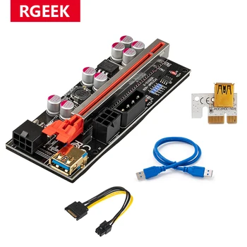 RGEEK 010 S PCI-E Yükseltici Kart 010 010X009 S 60 CM USB 3.0 Kablosu PCI Express 1X ila 16X Genişletici PCIe Adaptörü GPU Grafik Kartı