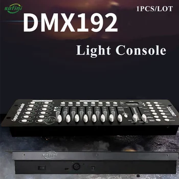 1 adet 192 kanal DJ sahne ışık kontrolörü 192 kanal DMX512 konsolu hareketli kafa ışın ışık Par ışık kontrolörü