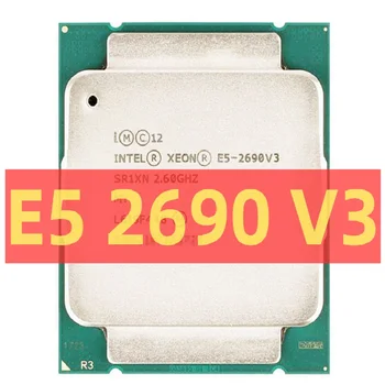 XEON E5 2690 V3 2.6 GHz 12 Çekirdekli 24 İplik İşlemci L3=30M 135W LGA 2011-3 CPU DDR4 X99 Anakart