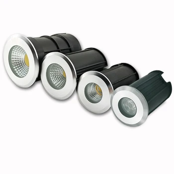 Gömme Led güverte ışıkları 1W 3W 5W 7W yeraltı lambaları Açık IP Bahçe Kaldırımları Peyzaj Aydınlatma 85 - 265V DC12v Spot