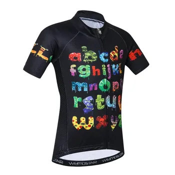 Çocuk Yaz Bisiklet Jersey Ropa Ciclismo Bisiklet Giyim MTB Sürme Yol Bisiklet Spor Bisiklet jarse bluz Erkek ve Kız için