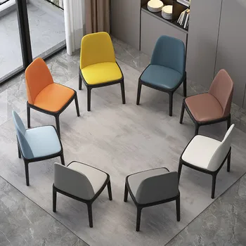 Avrupa Sarı yemek sandalyeleri Güzel İskandinav Kamp İskandinav yemek sandalyeleri Tasarımcı Açık Sillas Comedor Ev Mobilyaları