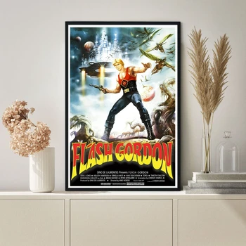 Flash Gordon Klasik Film Afiş Tuval Baskı duvar tablosu Ev Dekorasyon (Çerçeve Yok )