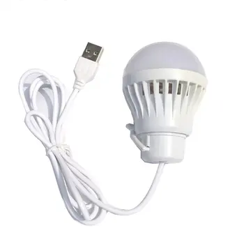 LED fener taşınabilir kamp lambası Mini ampul 5V LED USB güç kitap ışık LED okuma öğrenci çalışma masası lambası süper parlak