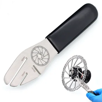 MTB Bisiklet Bisiklet disk fren rotoru Hizalama Truing Araçları dağ bisikleti Disk Düzleştirme Düzeltme Anahtarı Paslanmaz Çelik Alet