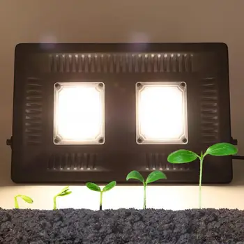 Led ışık AC110V / 220 V 100 W kapalı LED bitkiler büyüyen ışık tam spektrum COB bitki büyümek lamba ışık büyümeye yol açtı