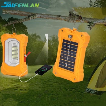 Güneş kamp ışık 5000MAH şarj edilebilir fener gece lambası için USB şarjlı kamp, Yürüyüş, Balıkçılık, Acil Durum, Kesintiler