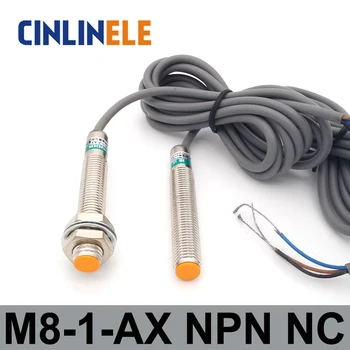 M8 LJ8A3-1-Z / AX 1mm 6-36V indüksiyon DC NPN NC metal sensörü endüktif yaklaşım anahtarı Ekran koruyucu tipi LJ8A3 sensörü anahtarı