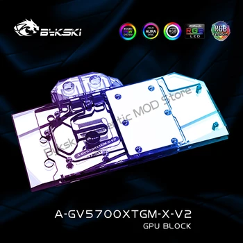 Bykski A-GV5700XTGM-X-V2, GPU Su Bloğu Gigabyte RX5700XT OYUN OC 8G Ekran Kartı, VGA Soğutucu Soğutucu