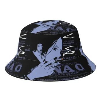 2022 Yeni Yaz NANA Nana Osaki Anime Kova Şapka Unisex Açık Katlanabilir Bob Balıkçılık Balıkçı Şapka güneşlikli kep