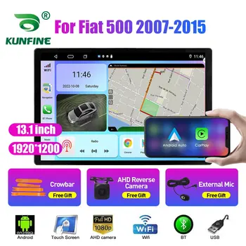 13.1 inç Araba Radyo Fiat 500 2007 2008 2009-2015 İçin araç DVD oynatıcı GPS Navigasyon Stereo Carplay 2 Din Merkezi Multimedya Android Otomatik