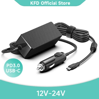 KFD 12 V-24 V USB-C araç şarj Güç Adaptörü için Güç istasyonu Dizüstü USB - C Yerleştirme İstasyonu 100W 96W 87W 67W 65W 45W