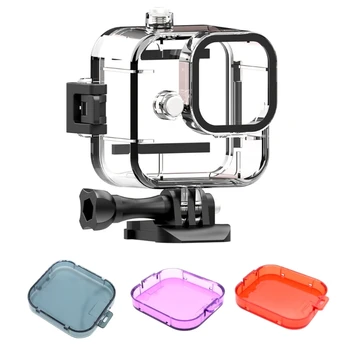 Sualtı Dalış su geçirmez muhafaza Hero 11 Mini Kamera Dalış sabitleme kaidesi ve Vida
