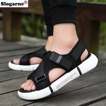 2023 Yeni Açık Nefes Konfor üzerinde Kayma Artı Boyutu Açık Ayakkabı rahat Erkek Sandalet Yaz Ayakkabı Sandalet Erkek PVC Sandalias