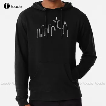 yeni Seattle Skyline (Frasier) Hoodie siyah hoodie kadın erkek