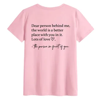 Mektup Baskı Büyük Boy Gevşek T Shirt Üst Yuvarlak Boyun Kadın Sokak Nefes Kısa Kollu Moda günlük kıyafetler Yaz Tişörtleri