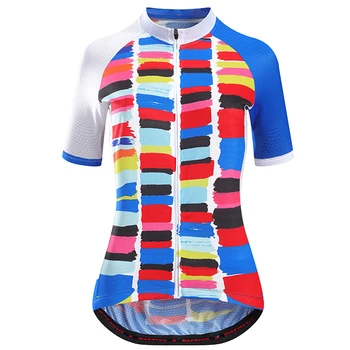 YENİ Yaz Kadın Bisiklet Jersey Gömlek kısa Kollu bisikletçi giysisi Spor bisiklet kıyafeti