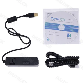Curtıs 1309 USB Kutusu El Programcı İletişim Adaptörü ve Curtıs 1314 OEM Seviye PC Programlama İstasyonu Yazılımı