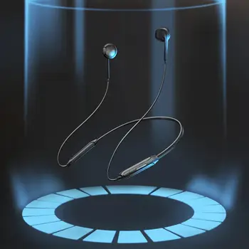 Boyun bandı kablosuz bluetooth uyumlu 5.0 Kulaklık Manyetik Spor Koşu Kulaklık Spor Kulaklık Gürültü Azaltma Kulaklıklar