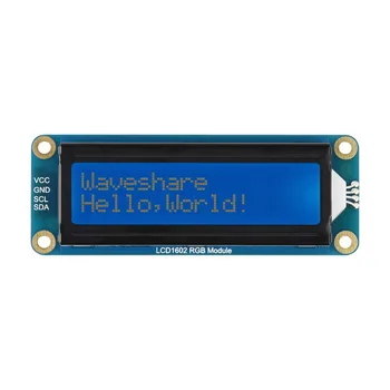 LCD1602 RGB Modülü, 16x2 Karakter LCD, RGB Arka Işık, 3.3 V/5 V, I2C Veri Yolu, ahududu Pi ile Uyumlu / Pi Pico / Jetson Nano