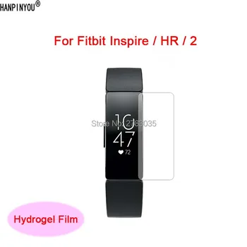 Fitbit Inspire / HR / 2 Bant Temizle Anti-Scratch Yumuşak TPU Hidrojel Ekran Koruyucu koruyucu film Koruma-Temperli Cam