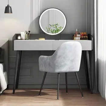Işık lüks tuvalet masası modern minimalist İtalyan yatak odası 2022 yeni ins tarzı küçük daire tuvalet masası masa
