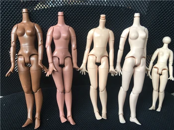 Orijinal Blythe Doll Vücut 19 Eklemler Azon 1/6 Licca Vücut BJD Bebek Organları Kızlar DIY Oyun Bebek Parçaları
