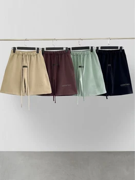 Yaz Yeni Şort Bileşik Çizgi Akın Pamuk Harfler erkek Beş Pantolon Gevşek Çift Pantolon Yüksek Kalite