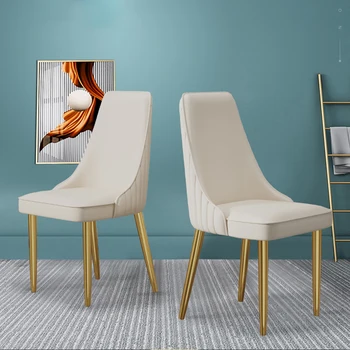 Restoran Bahçe Sandalye Oyun Ofis Yatak Odası Tasarımcı yemek sandalyeleri Modern Oturma Odası Chaises Salle Yemlik Ev Mobilyaları