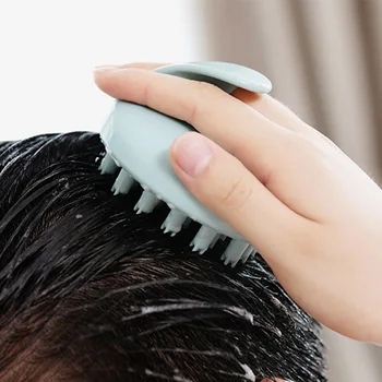 Yıkama Saç Artefakt Yıkama Saç Fırçası Scratcher Kafa Masaj Fırçası Yumuşak Fırça Kafa Derisi Temizleme Özel Şampuan Tarak