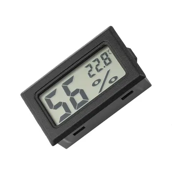 Mini Dijital LCD Kapalı Uygun Sıcaklık Sensörü Nem Ölçer Termometre Higrometre Ölçer
