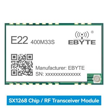 SX1268 433 MHz 33dBm LoRa RF Modülü SMD IPEX Damga Delik 2 W E22-400M33S 16 KM Uzun Menzilli Kablosuz Veri Verici ve Alıcı