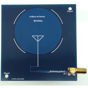 PCB anten 1.614 GHz ırıdıum_antenna1614MHz