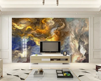 beibehang Özel modern klasik dekoratif boyama duvar kağıdı modern soyut renkli yangın bulut tv arka plan duvar kağıtları ev