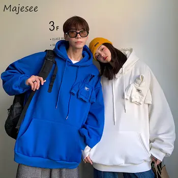 Erkekler Hoodies Kış Kapşonlu Çift Japon Giyim Baggy Moda Streetwear Kişilik Kolej Tasarımcı Gençler Dinamik Ulzzang