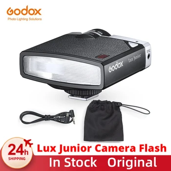 Godox Lüks Genç kamera flaşı 6000K±200K GN12 7 Seviyeleri Flaş Speedlite Tetik Canon Nikon Fujifilm Olympus Sony Kamera