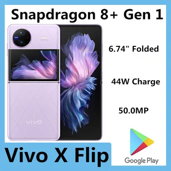 Orijinal Vivo X Flip Cep Telefonu Snapdragon 8 + Gen 1 Android 13.0 OTA 6.74 
