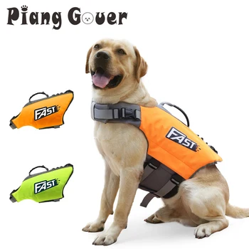 Köpek Mayo Yelek Yaz Yansıtıcı Baskı Pet Köpekler Yüzmek Ceket Mayo Köpek Yüzme Malzemeleri