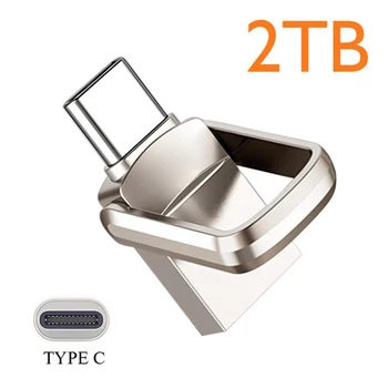2 TB Metal USB 3.0 Kalem Sürücü 2 TB USB bellek Sürücüler 1 TB Yüksek Hızlı Pendrive Su Geçirmez USB Yeni Yükseltilmiş Taşınabilir USB bellek