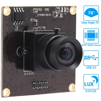2MP Olmayan Bozulma USB3. 0 IMX291 Kamera yüksek fps 50fps 1920 * 1080 UVC tak oyna mini usb3. 0 kamera modülü